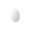 Œuf en plastique blancs - 6 cm