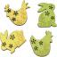 Décors en bois - Poules et lapins (4)