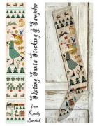Skating Santa Stocking & Sampler
