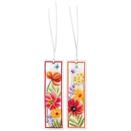 Marquepage - Coquelicots et fleurs sauvages (2)