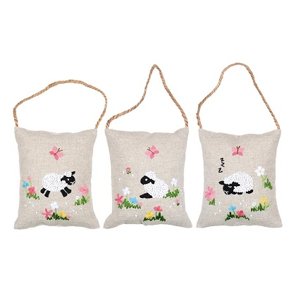 Coussin déco - Moutons dans le pré