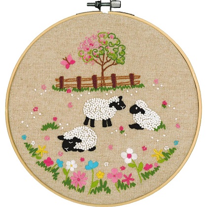 Moutons dans le pré