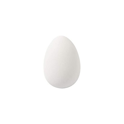 Œuf en plastique blancs - 6 cm