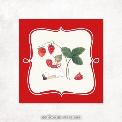Étiquette textile - Erdbeerfräulein