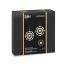 Boucles d'oreilles rondes - Motif noir et blanc