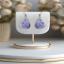 Boucles d'oreilles - Purple Butterflies