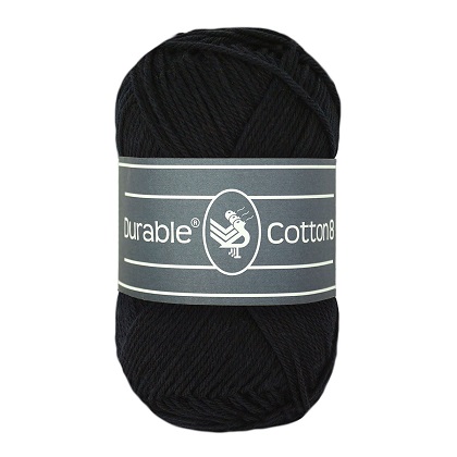 Durable Cotton 8 - 325 Black
