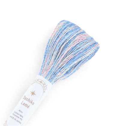Fil Lamé pour Sashiko - Multicolore Ciel