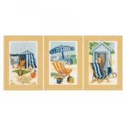Miniatures Soleil et mer - lot de 3