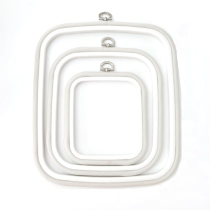 Cadre Carré 12.5 cm x 14.5 cm - Blanc