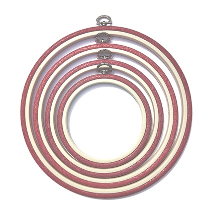 Cadre Ø 24.5 cm. - Rouge