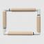 Cadre rectangulaire à clips 21x29 – Beige