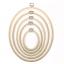 Cadre Ovale 14.5 cm x 19 cm - Sable