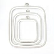 Cadre Carré 12.5 cm x 14.5 cm - Blanc