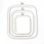Cadre Carré 12.5 cm x 14.5 cm - Blanc