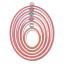 Cadre Ovale 14.5 cm x 19 cm - Rose