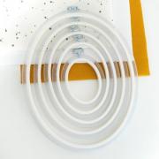 Cadre Ovale 11.5 cm x 15 cm - Transparent