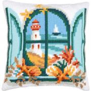 Coussin - Vue sur la mer