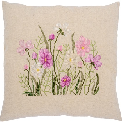 Coussin - Fleurs roses