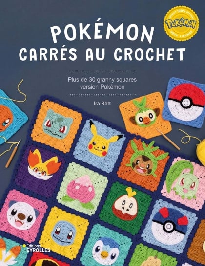 Pokémon Carrés au crochet