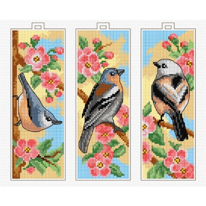 Marque-pages - Oiseaux printaniers (3)