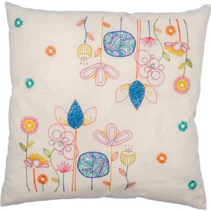 Coussin - Motifs floraux élégants