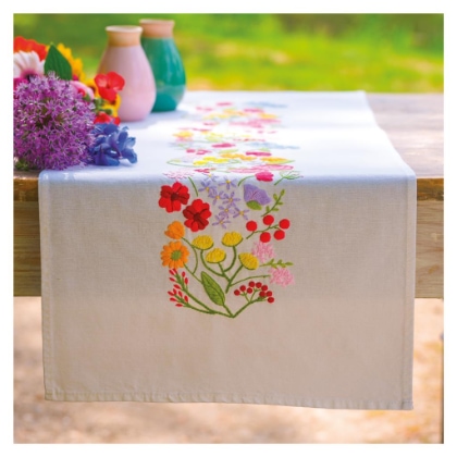Chemin de table - Symphonie florale