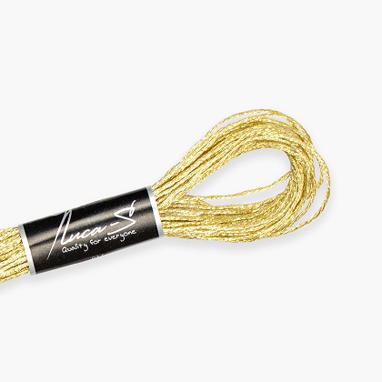 Luca\'s Metallized Embroidery Thread - Gold