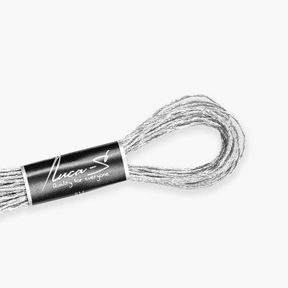 Luca\'s Metallized Embroidery Thread - Silver