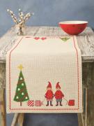 Chemin de table - Girl and boy elf