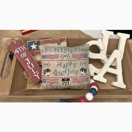Happy 4th of July Sampler Pillow