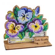 Pansies in a box