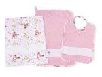 Set Crèche Petits chiens - Rose