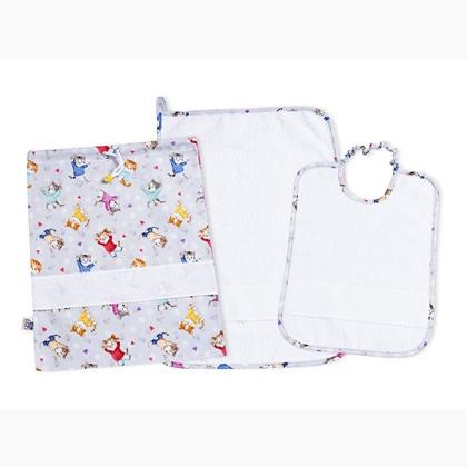 Set Crèche Chatons - Blanc