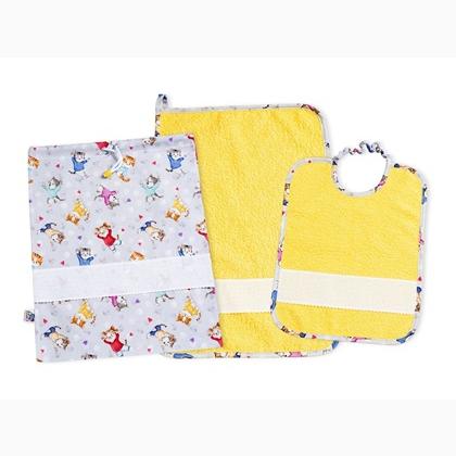 Set Crèche Chatons - Jaune