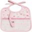 Bavoir avec Porte-tétine - Petits cœurs - Rose