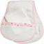 Serviette protège épaule anti-bavouille - Petits cœurs - Rose