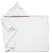 Peignoir de bain triangle - Petits cœurs - Rose