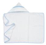 Peignoir de bain triangle - Petits cœurs - Ciel bleu