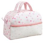 Trousse toilette - Petits cœurs - Rose