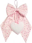 Ruban de naissance avec cœur - Petits cœurs - Rose