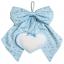Ruban de naissance avec cœur - Petits cœurs - Ciel bleu