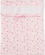 Sac porte-layette - Petits cœurs - Rose