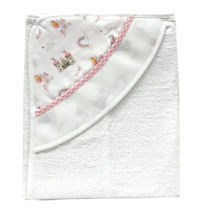 Peignoir de bain triangle - Favole - Rose