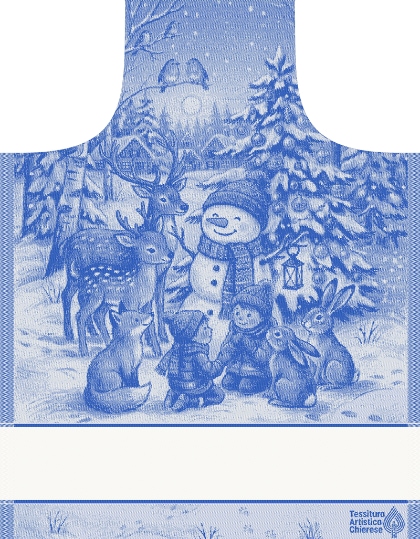 Tablier Armonia Lurex - Bleu