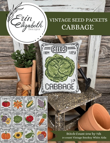 Vintage Seed Packets - Cabbage