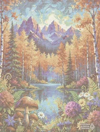 Serviette - Fairytale - Multicolor - NO Aida