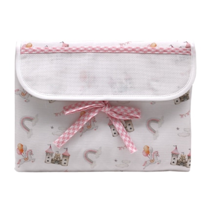 Tapis à Langer pliable - Favole - Rose