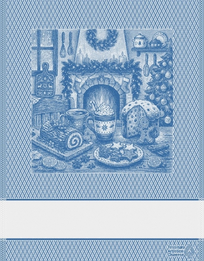 Serviette - Focolare - Bleu