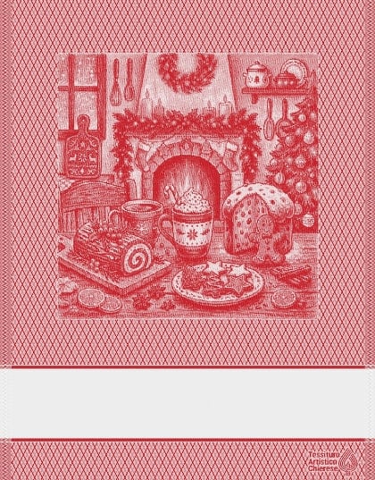 Serviette - Focolare - Rouge